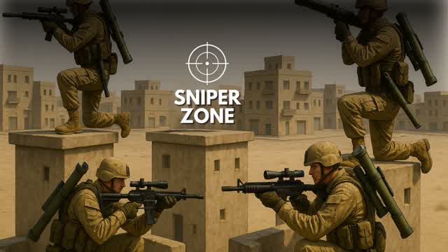 Sniper Zone — Fortnite Creative map cover art
