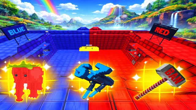 FASHION RED VS BLUE 🔴🔵 BEDWARS — Fortnite Creative map