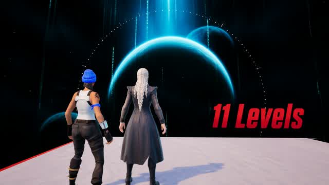 Parkour 15 Levels (5022) — Fortnite Creative map