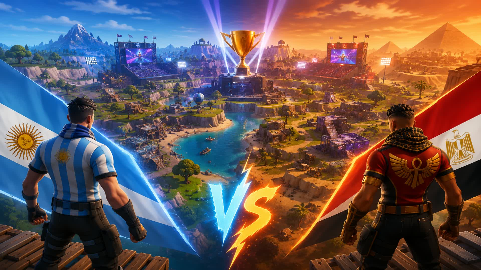 WORLD CUP RED VS BLUE — Fortnite Creative map