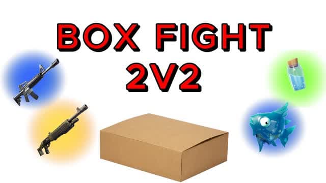 BOX FIGHT 2V2 — Fortnite Creative map cover art