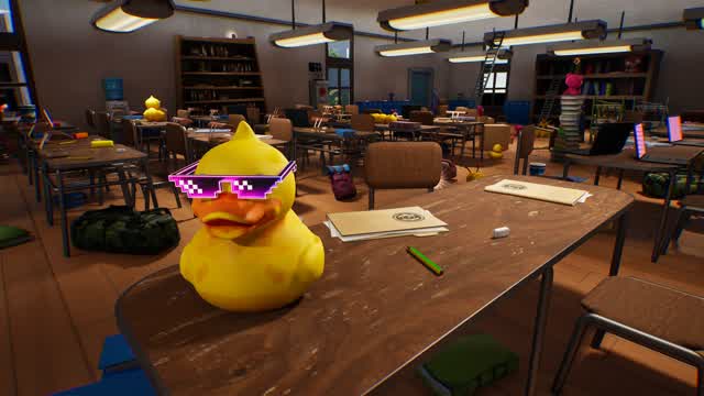 GIANT CLASSROOM PROP HUNT — Fortnite Creative map cover art