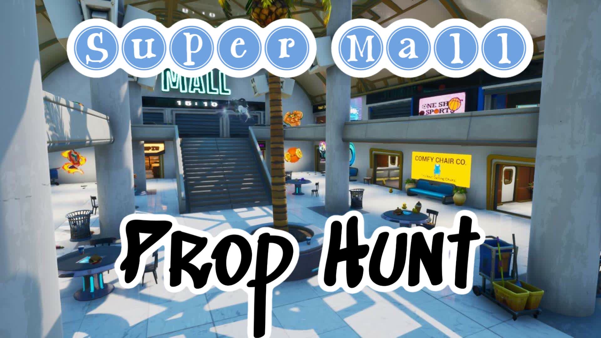 Super Mall Prop Hunt — Fortnite Creative map
