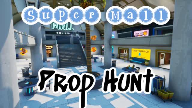 Super Mall Prop Hunt — Fortnite Creative map cover art