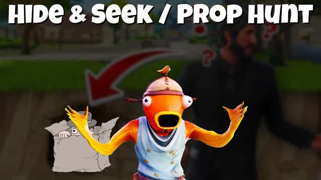 Rassie Hide&Seek/Prop Hunt — Fortnite Creative map cover art