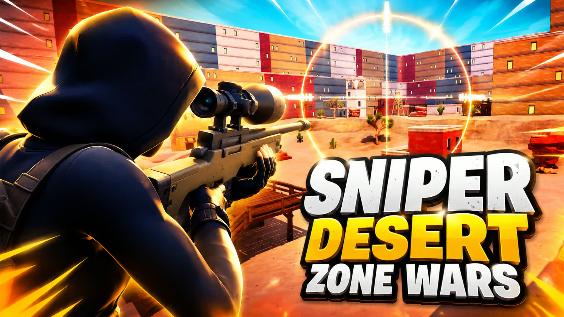 DESERT SNIPER ZONE WARS ⭐ — Fortnite Creative map