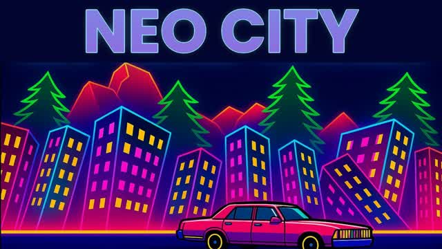 Neo City Zone Wars — Fortnite Creative map cover art
