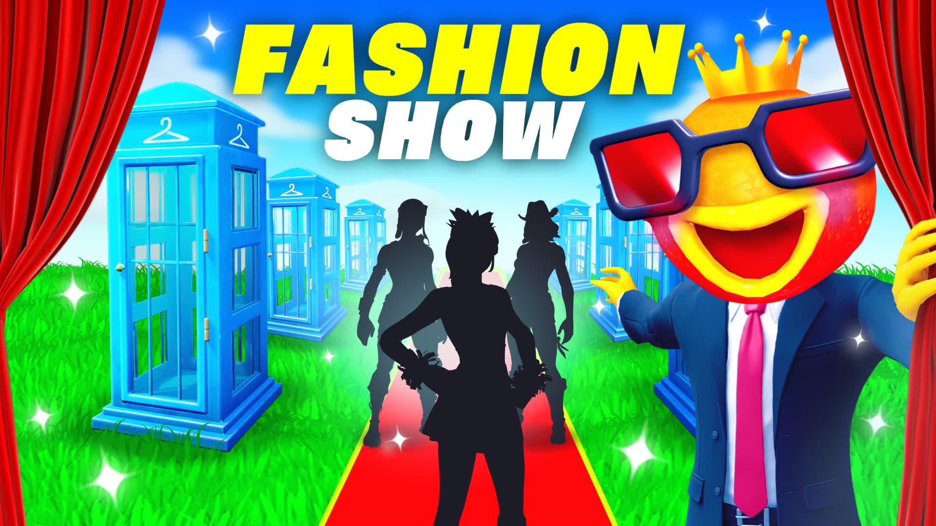 👑SUPER FASHION SHOW🎭 — Fortnite Creative map