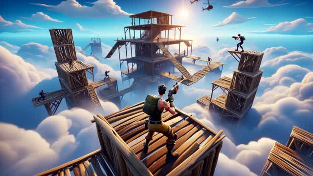 Sky Base Zone Wars — Fortnite Creative map