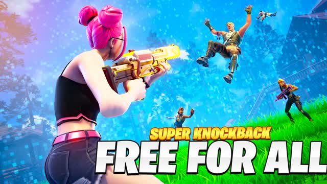 SUPER KNOCKBACK - FREE FOR ALL — Fortnite Creative map
