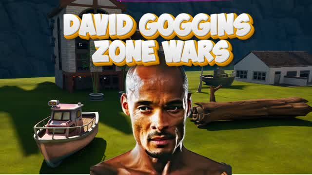 David Goggins Zone Wars — Fortnite Creative map cover art
