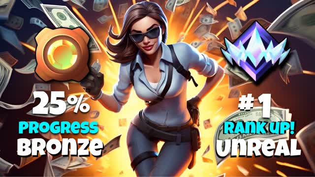 Ranked Snipers vs Runners - Bank Heist — Fortnite Creative map cover art