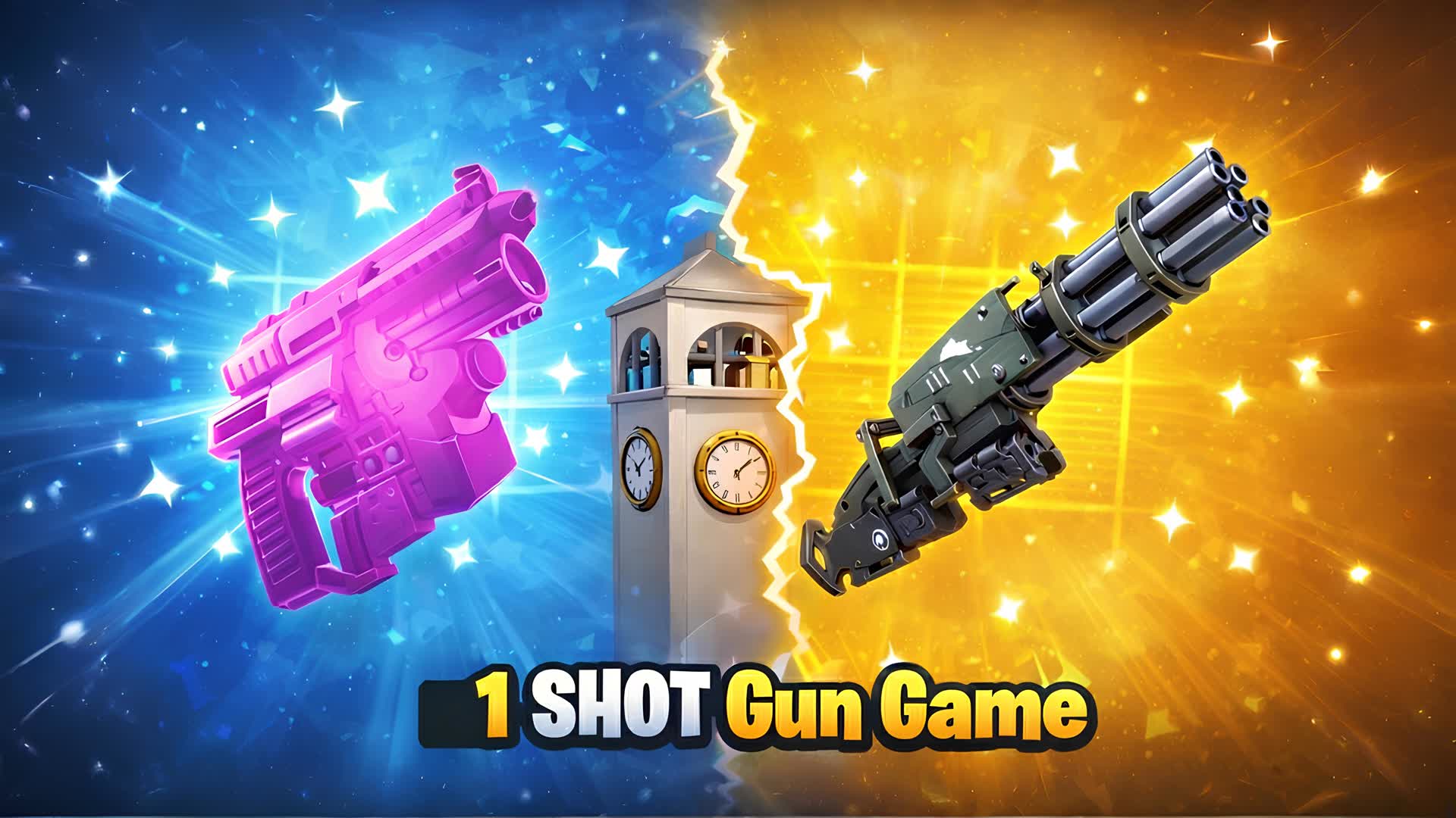 🏆 1 SHOT GUN GAME — Fortnite Creative map