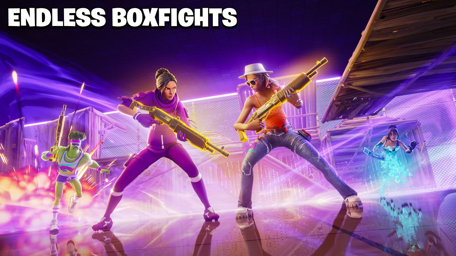Endless Box Fights PVP — Fortnite Creative map