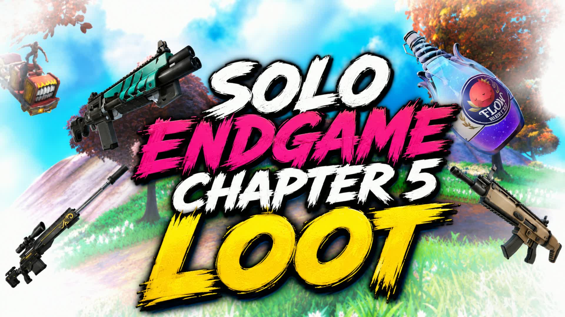 SOLO ENDGAME [CHAPTER 5 LOOT] — Fortnite Creative map