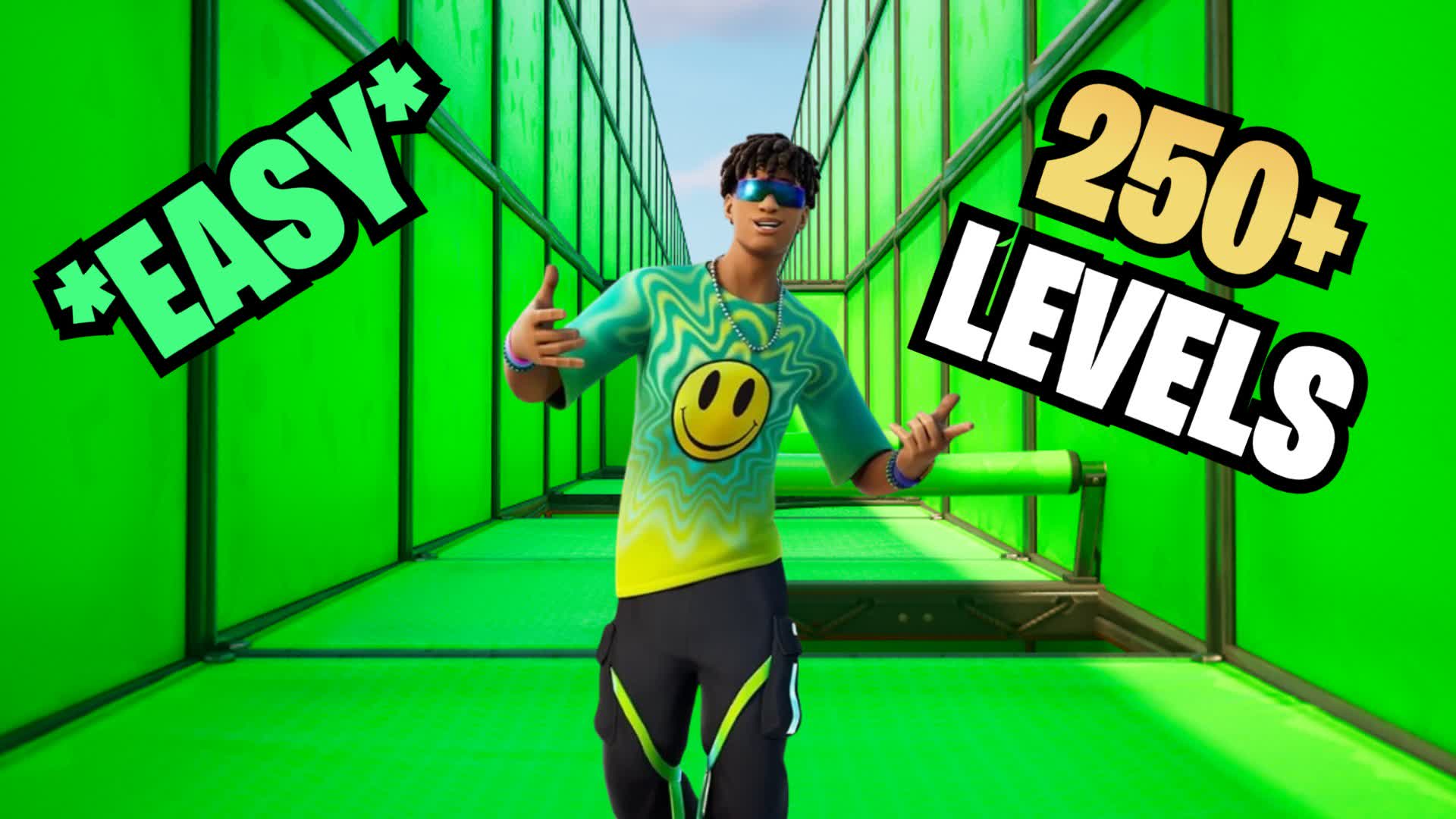 PARKOUR DEATHRUN 250+ — Fortnite Creative map