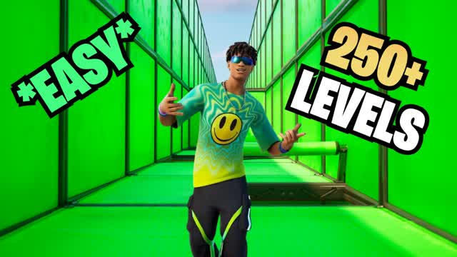PARKOUR DEATHRUN 250+ — Fortnite Creative map cover art