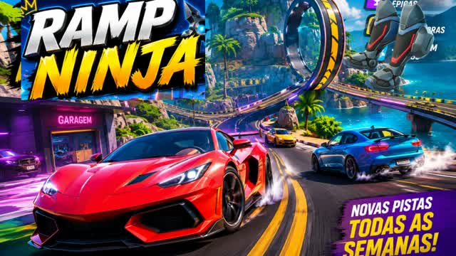 RAMP NINJA 2.0 🚀 PARKOUR INSANO! — Fortnite Creative map