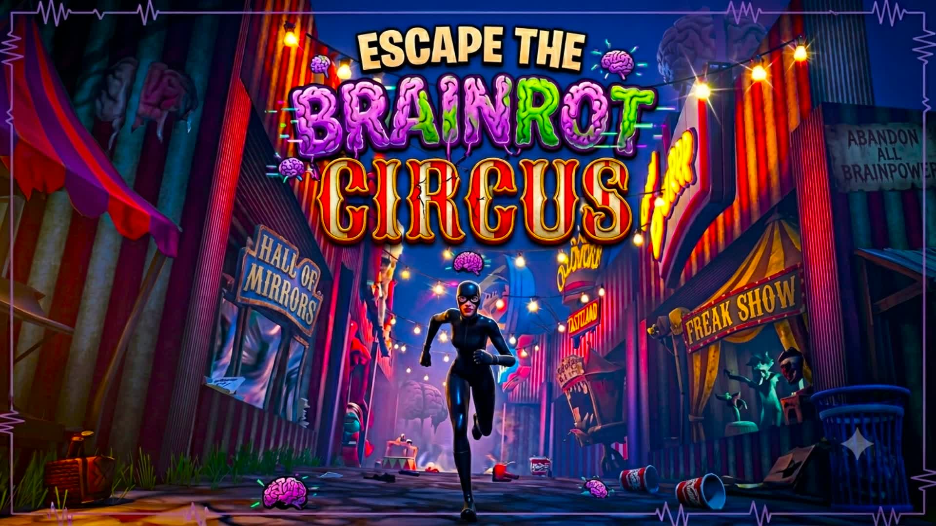 Escape the Brainrot Circus — Fortnite Creative map