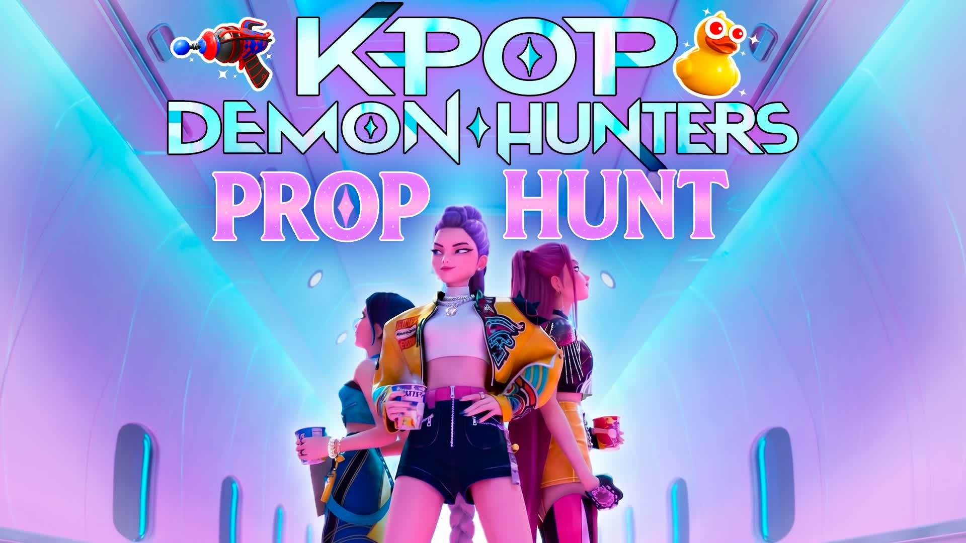 AIRPLANE KPOP HUNTERS PROP HUNT — Fortnite Creative map