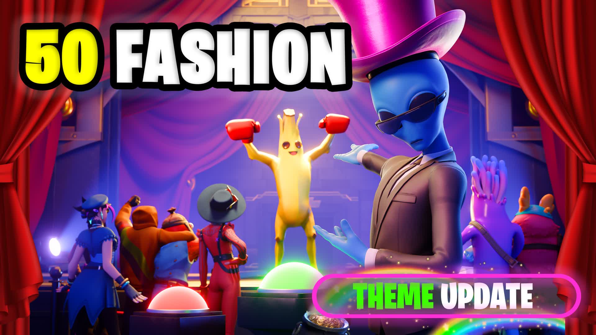 50 Fashion Show — Fortnite Creative map