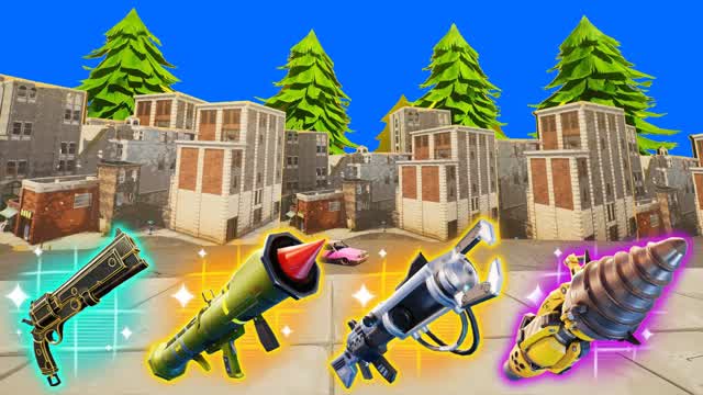 ⭐TILTED ZONE WARS / PISOS PICADOS⭐ — Fortnite Creative map cover art