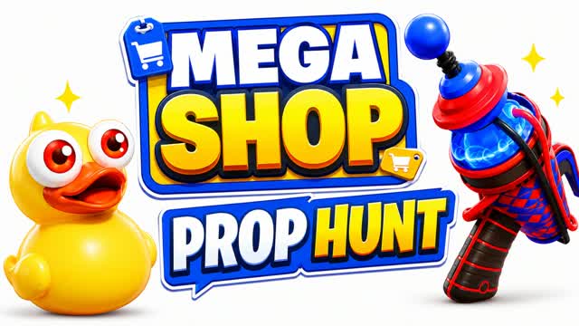 Mega Shop Prop Hunt ⭐ — Fortnite Creative map cover art
