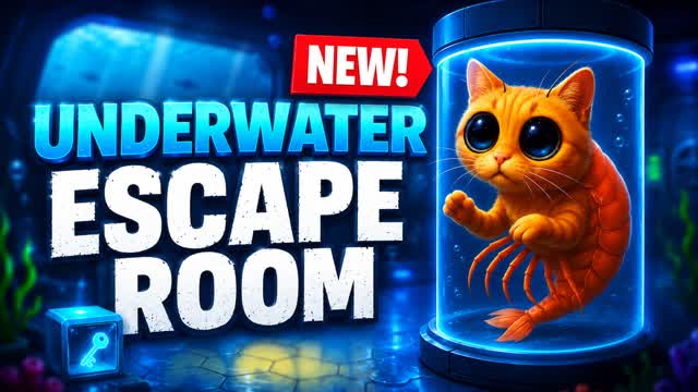 🌊UNDERWATER ESCAPE ROOM🧩 — Fortnite Creative map
