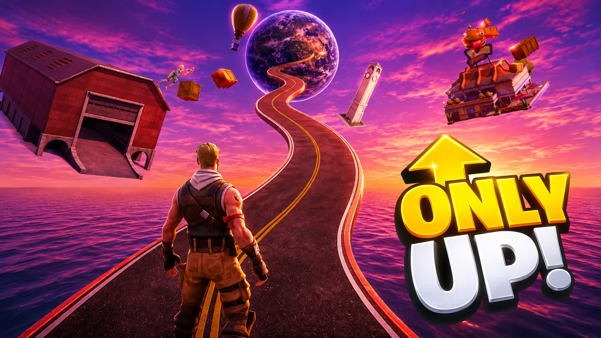 ONLY UP HARDCORE — Fortnite Creative map