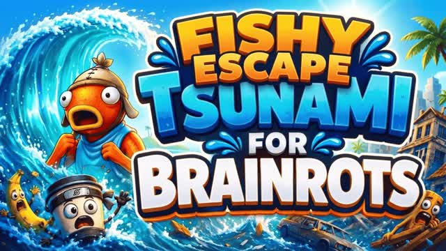 ESCAPE TSUNAMI FOR BRAINROTS [FISHY] — Fortnite Creative map