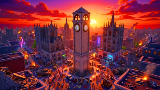 Trickshot City — Fortnite Creative map
