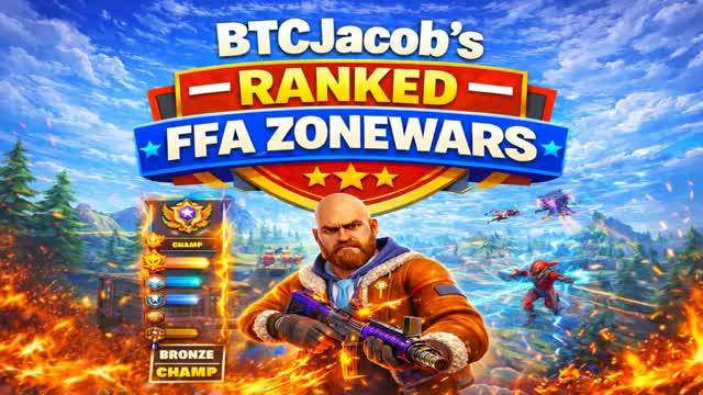 BTCJacob's FFA Zonewars — Fortnite Creative map cover art