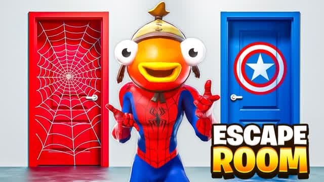 SUPERHERO DUO ESCAPE ROOM 🦸‍♂️ — Fortnite Creative map