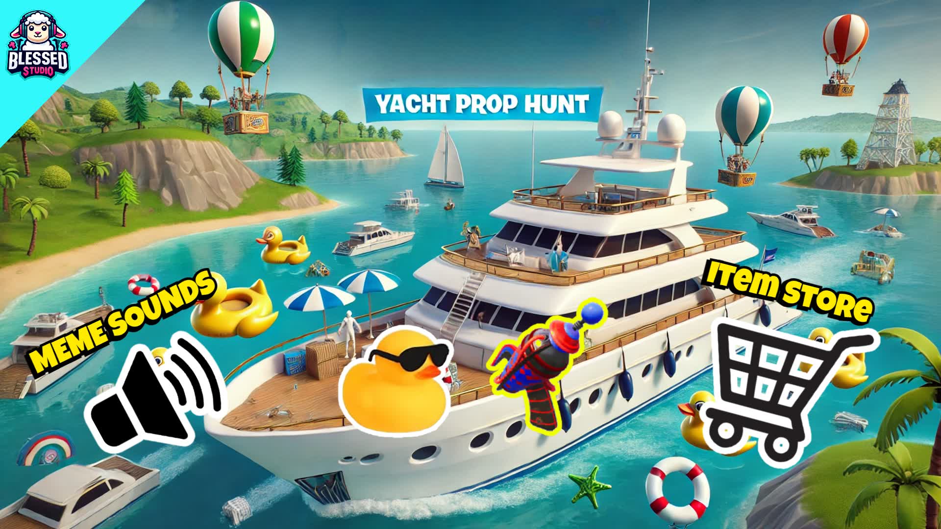 Yatch Prop Hunt 🛥️ — Fortnite Creative map