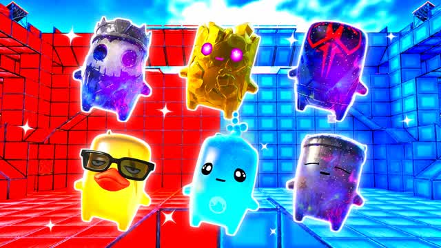 RED VS BLUE FLINT CROSSING 🔴🔵 — Fortnite Creative map