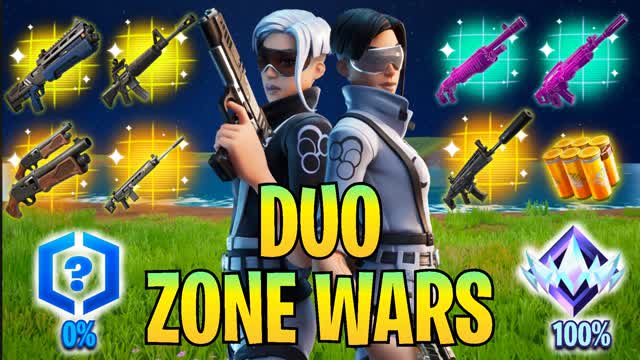 Duo Zone Wars RichardGod — Fortnite Creative map