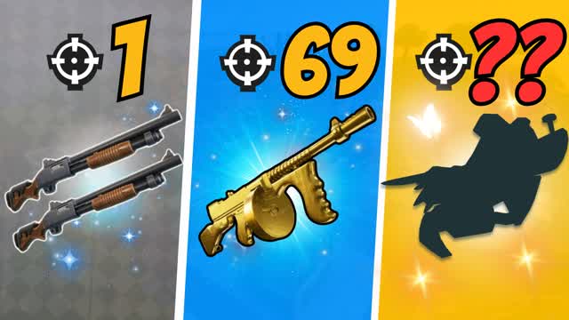 ⭐INFINITY ONE SHOT GUN GAME🔫 — Fortnite Creative map