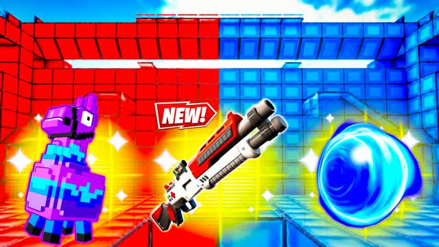 RED VS BLUE COVER FRONT LINE ๐ด๐ต โ Fortnite Creative map
