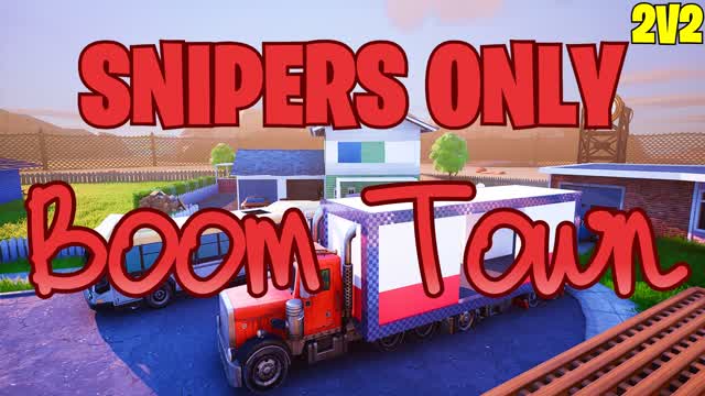 Snipers Only - Boomtown — Fortnite Creative map cover art