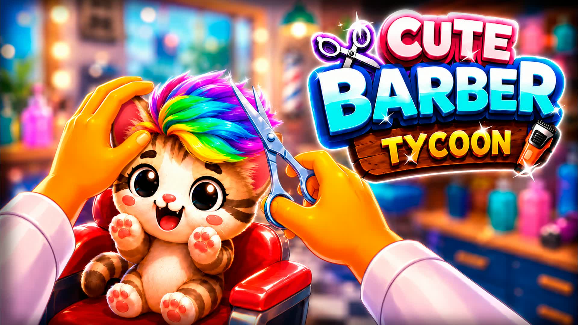 CUTE BARBER TYCOON✂️🐱 — Fortnite Creative map