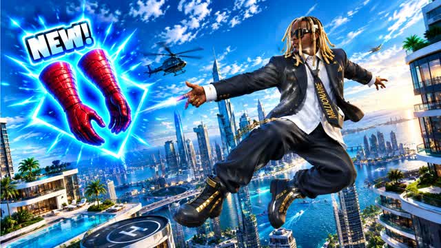 🌌SPIDERS CITY GUN GAME🌌 — Fortnite Creative map