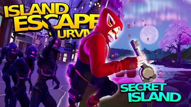 ISLAND ESCAPE SURVIVAL — Fortnite Creative map cover art