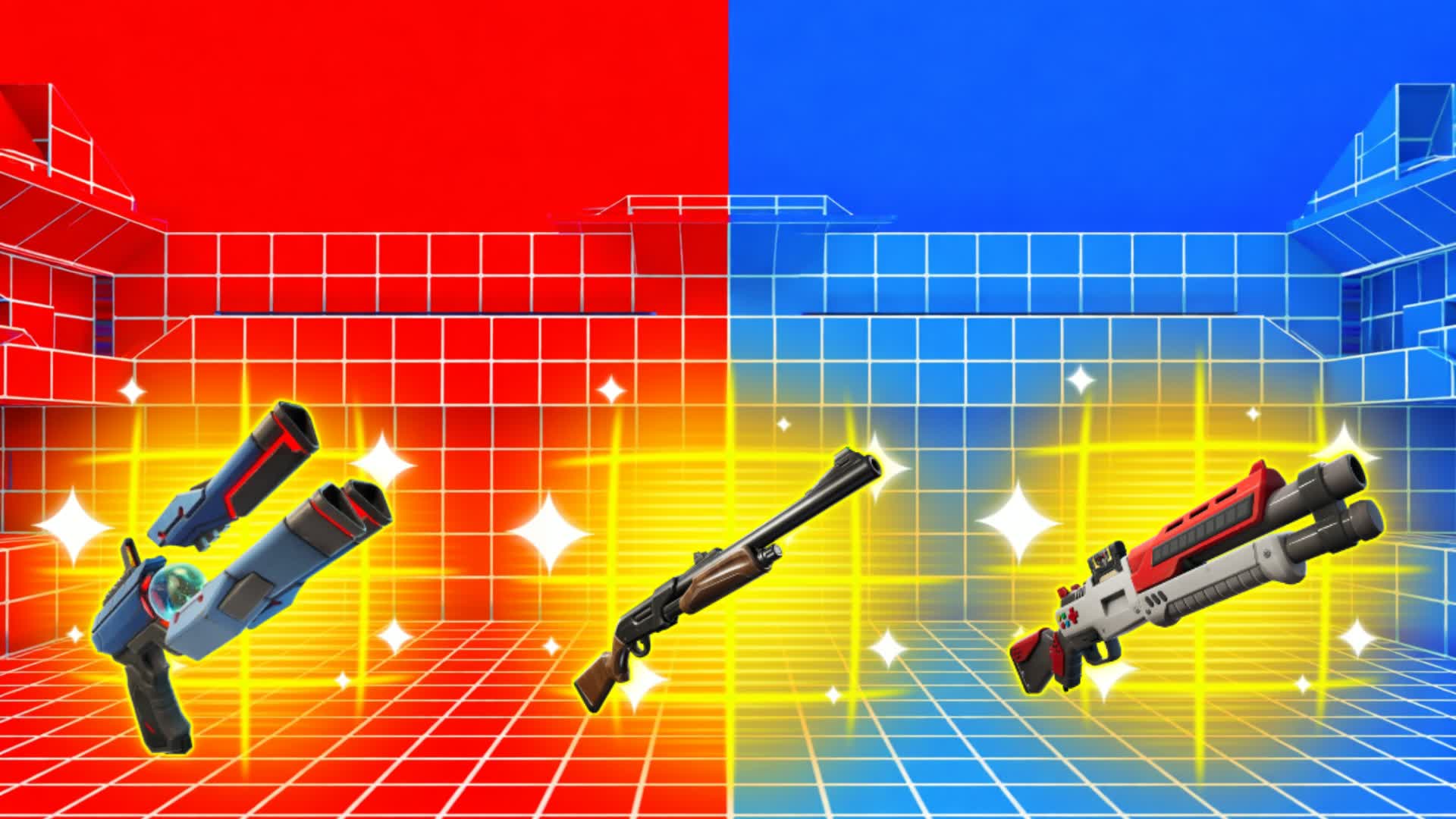 RED VS BLUE TACTICAL END PVP 🔵🔴 — Fortnite Creative map