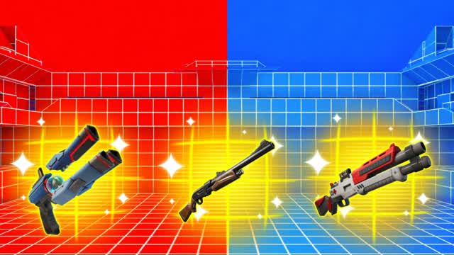 RED VS BLUE TACTICAL END PVP 🔵🔴 — Fortnite Creative map cover art