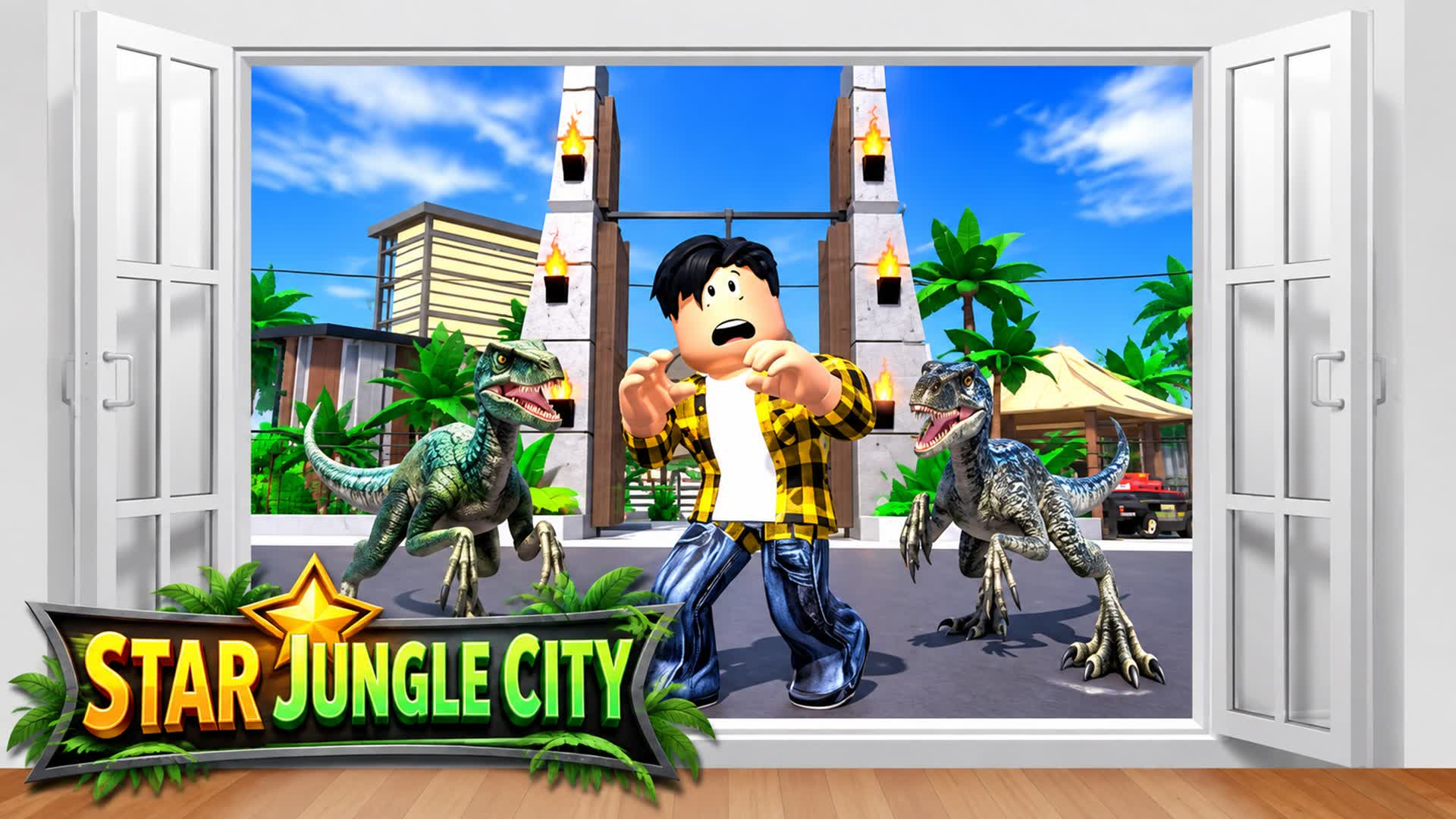 STARS JUNGLE CITY🚗 — Fortnite Creative map
