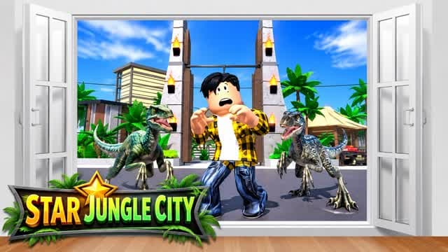 STARS JUNGLE CITY🚗 — Fortnite Creative map cover art