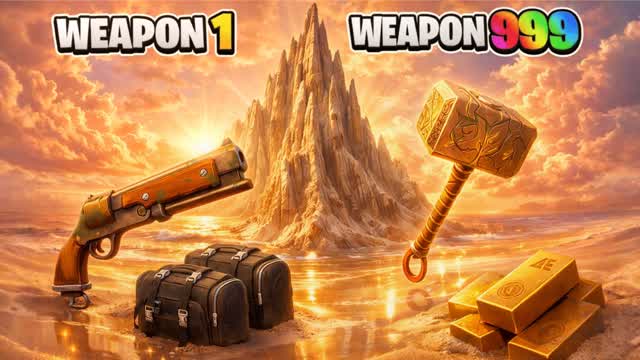 😎 GUN GAME 🔫 AMAZING ONE SHOT — Fortnite Creative map