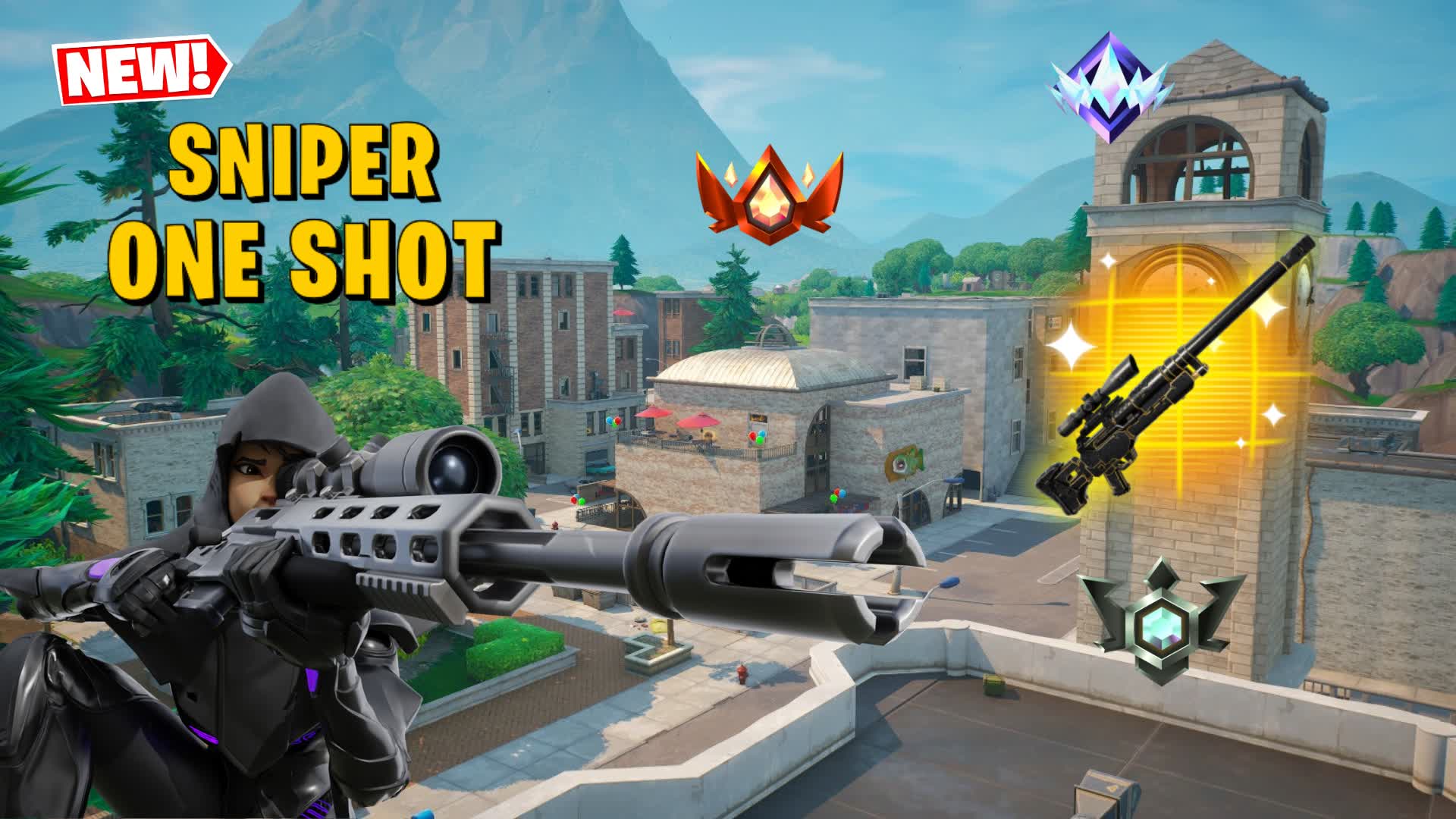 TILTED ONE SHOT🎯 — Fortnite Creative map