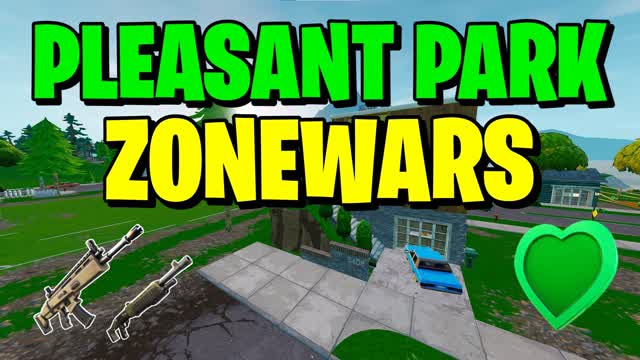 PLEASANT ZONE WARS ⭐ — Fortnite Creative map