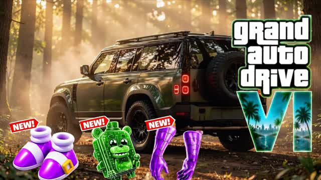 GRAND AIRPORT DRIVING CARS 🌴 — Fortnite Creative map